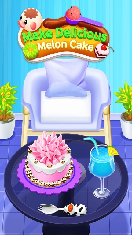 制作美味蜜瓜蛋糕