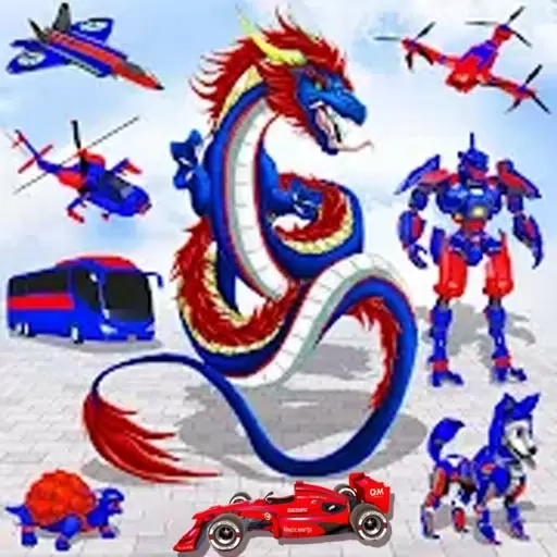 重装机神-龙形机甲变形金刚大战