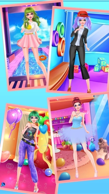 芭比公主时尚女王训练营-女孩装扮