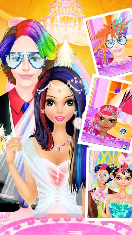 疯狂婚礼发型设计