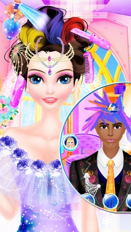 疯狂婚礼发型设计