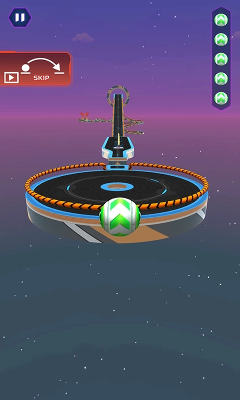 球球闯关大挑战-天空中的滚动