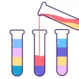 漂流瓶排序-倒水颜色拼接液态拼图