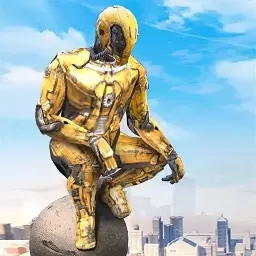 机甲英雄模拟器-城市绳索钢铁侠
