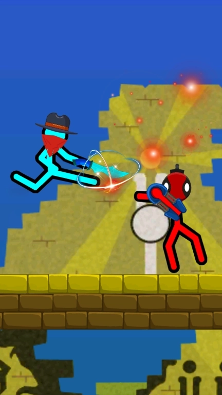 激战火柴人-像素火柴人爆笑对决