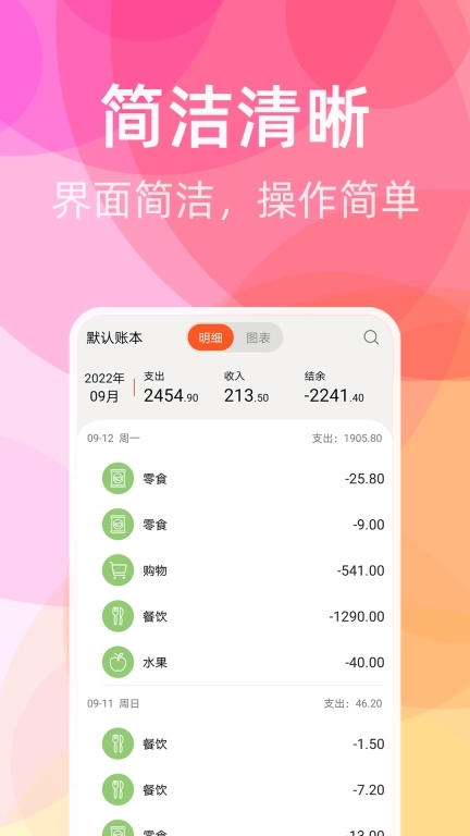 橙子记账-多账本