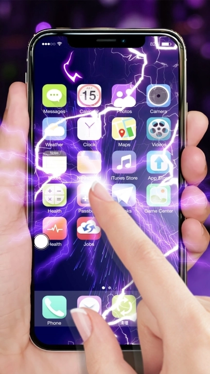 碎屏减压模拟-恶作剧金色屏幕