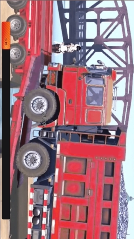 卡车驾驶欧洲模拟器-泥泞轮胎奔驰旋转