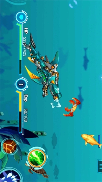 海洋最强猎杀-机械鲨鱼海底进化