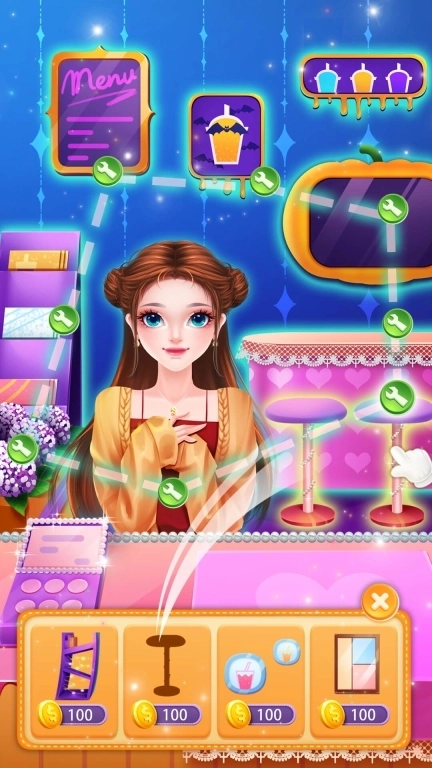 缤纷奶茶店-制作饮料