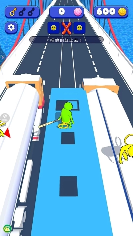 把他们全部击倒