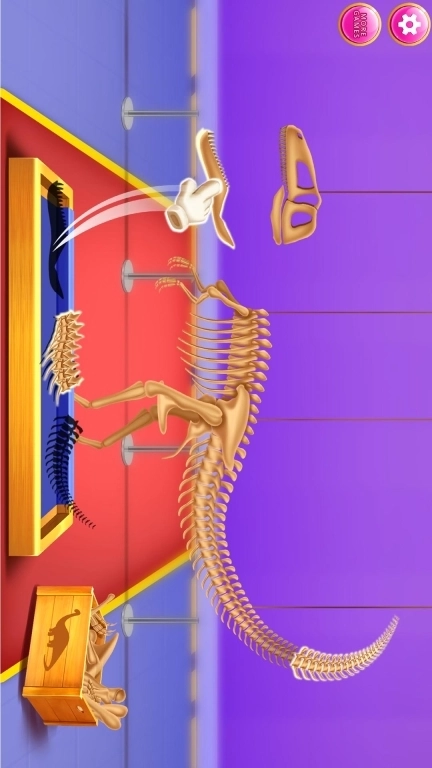 趣味挖掘恐龙化石