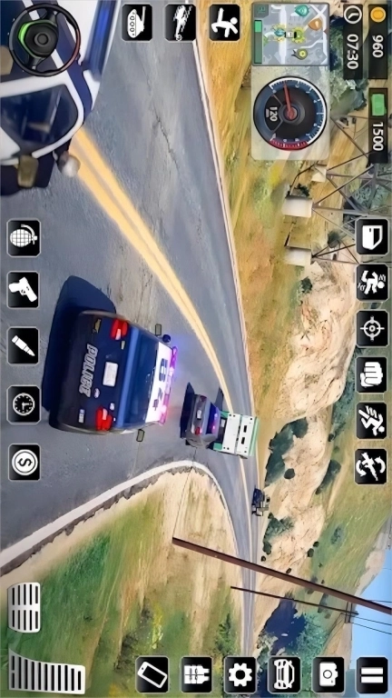 手动挡漂移体验-警车驾驶模拟器