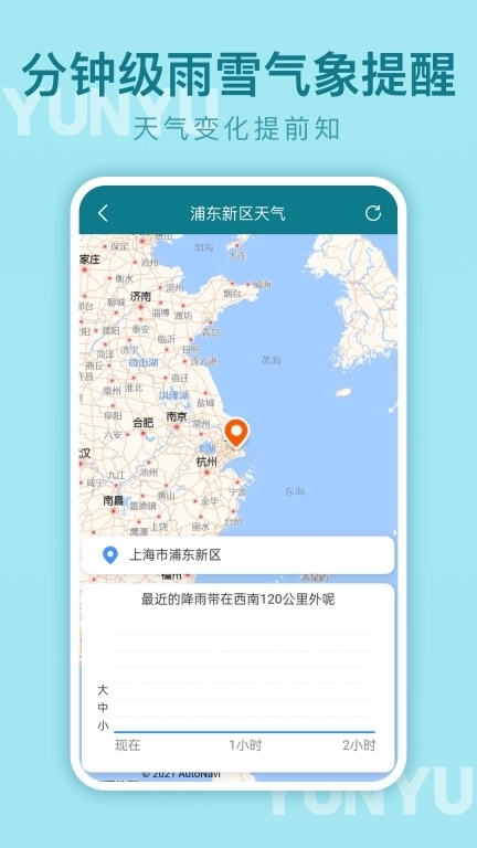 云雨天气-实时降雨提醒
