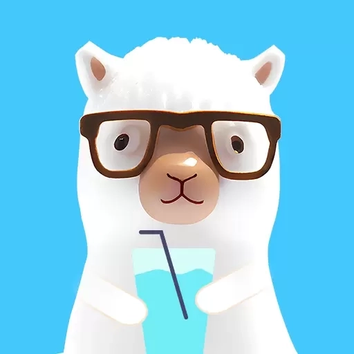 喝水羊驼-喝水时间