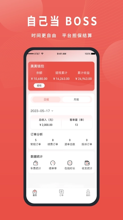 美天到家商家-自己当BOSS