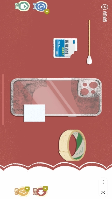 手工奶油胶手机壳-帕恰狗贴纸制作