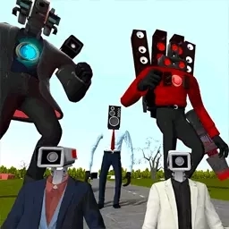 马桶人对战音响人-马桶人袭击城市