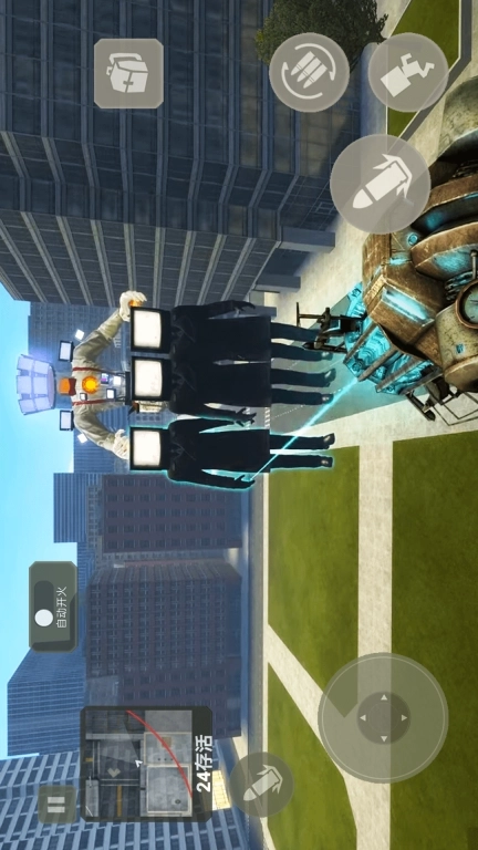 马桶人对战音响人-马桶人袭击城市