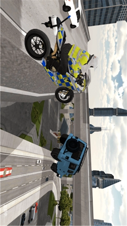 迷你模拟警车世界-真实摩托公路驾驶