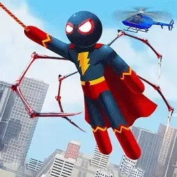 火柴人越野冒险-绳索蜘蛛英雄