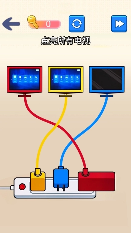 帮它们通电-烧脑插头连连看