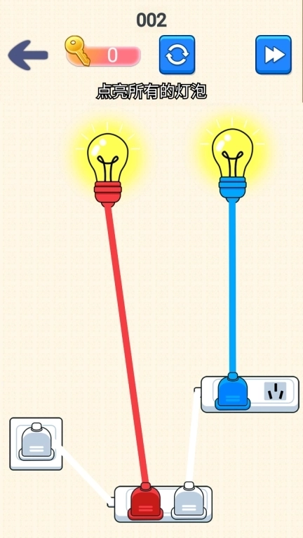 帮它们通电-烧脑插头连连看