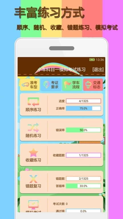 科目一模拟考试练习-考驾照题库