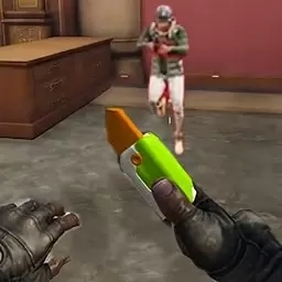 玩具枪大作战-萝卜刀枪战对决