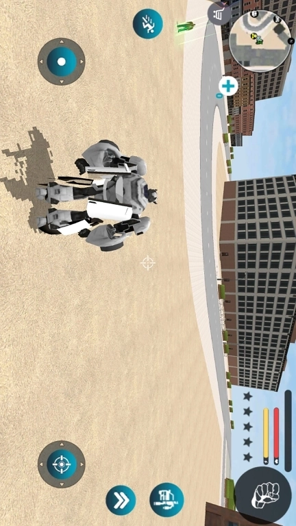 机器人开放大世界-变形机甲城市战争