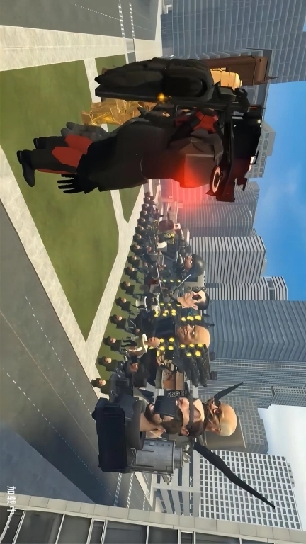 泰坦时钟人对决监控人-黄金时钟人多元宇宙