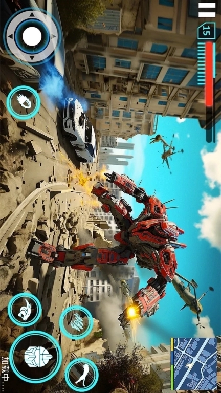 3D变形机器大战-变形机甲金钢战斗