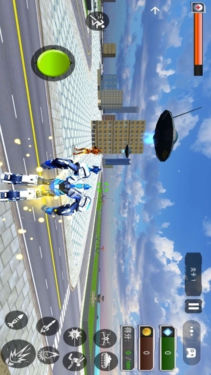 3D变形机器大战-变形机甲金钢战斗