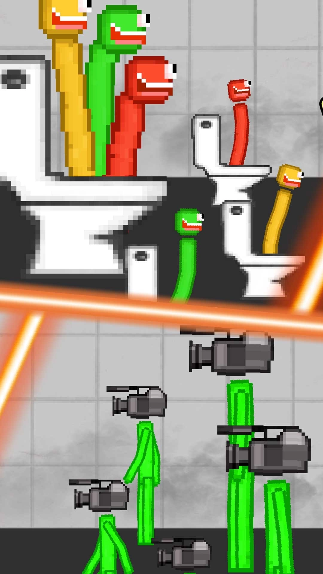 锤爆他们-火柴人沙盒竞技场