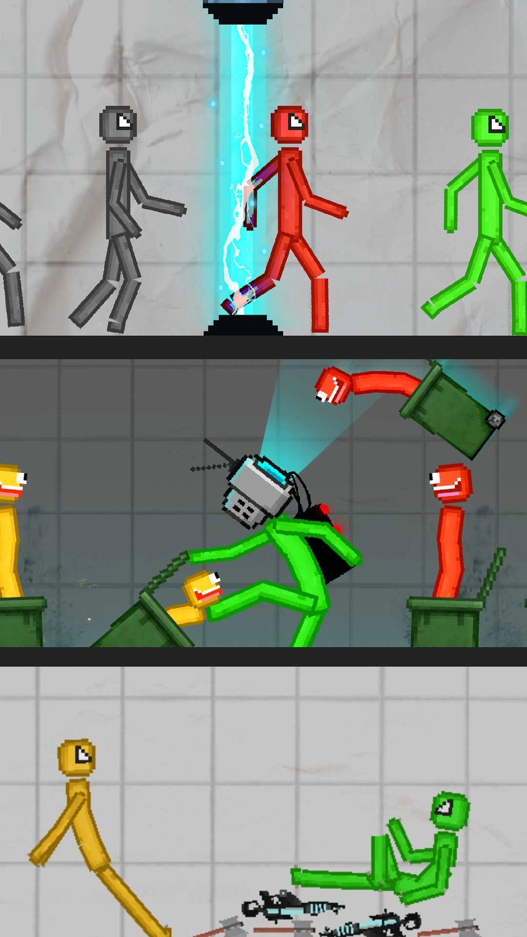 锤爆他们-火柴人沙盒竞技场