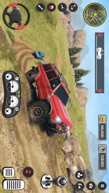 四驱越野车-登山越野挑战