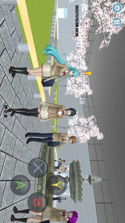 樱花少女恋爱模拟-开放校园自由养成