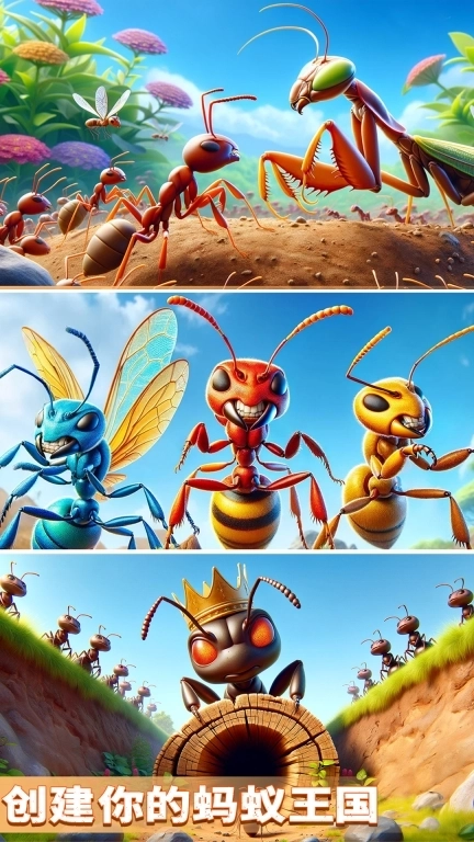 蚂蚁文托模拟器-小小蚂蚁进化模拟3D