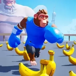 动物世界大作战-黑猩猩狂吃香蕉进化