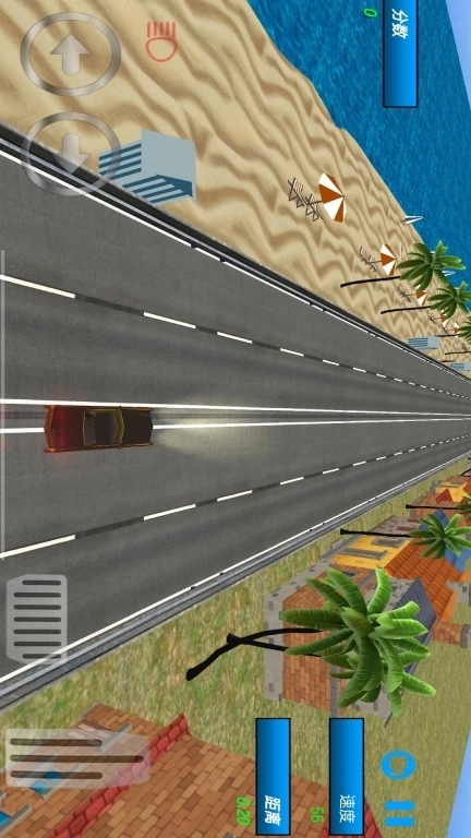 长途驾驶旅行-沙漠公路旅途