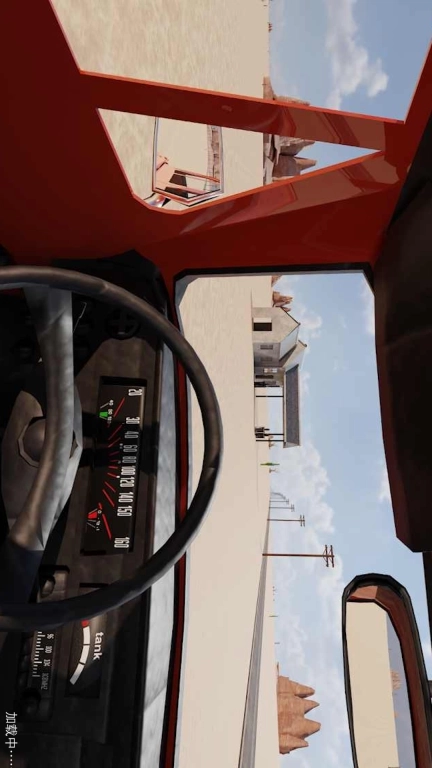 长途驾驶旅行-沙漠公路旅途