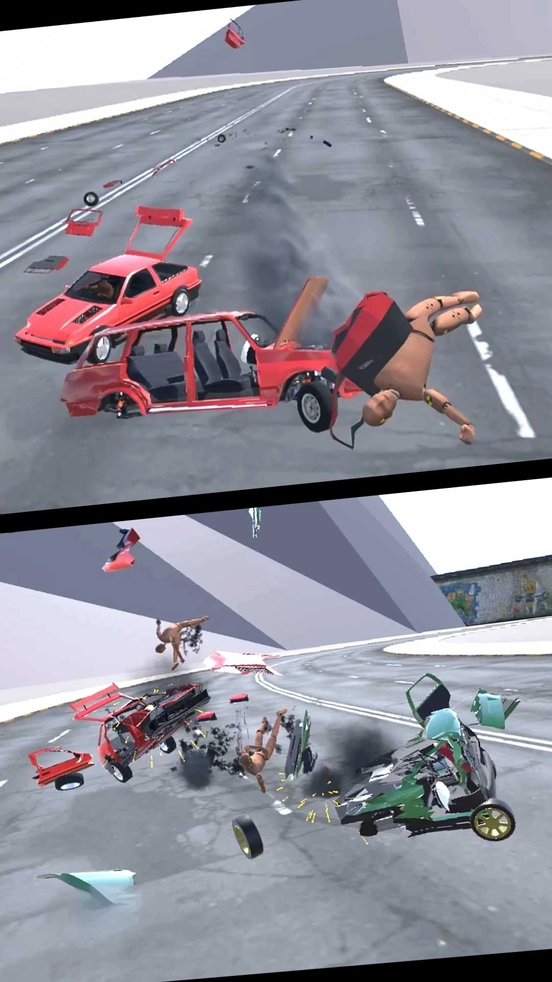 城市车祸模拟-真实汽车碰撞