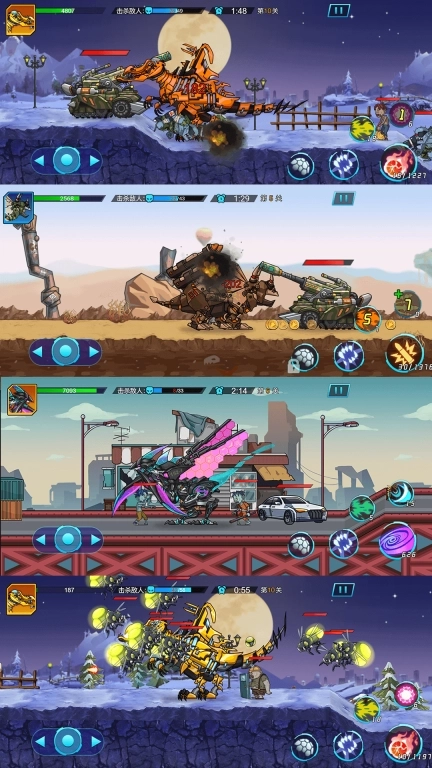 变形机器人大战恐龙-机甲恐龙乱斗射击