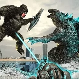 泰坦电视人超级战争-金刚哥斯拉毁灭城市