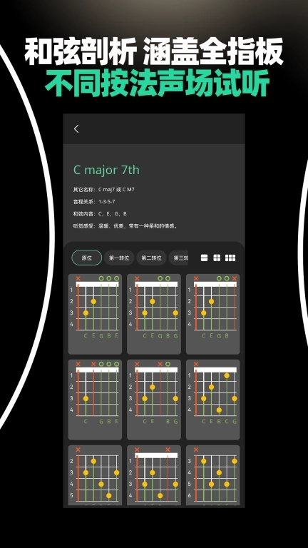 吉他和弦大全-自学吉他和弦手册
