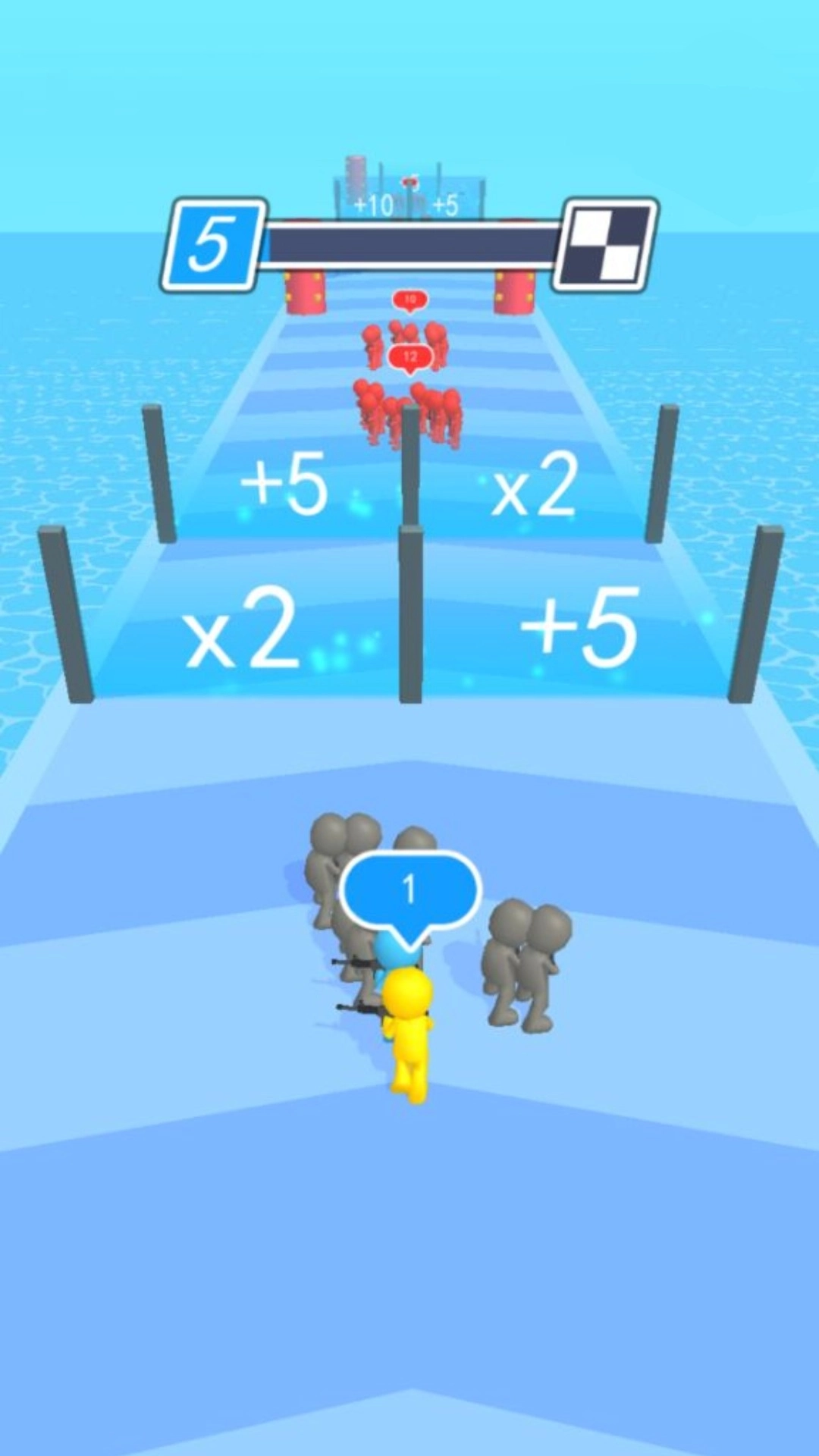 颜色大作战模拟器-炮弹人向前冲