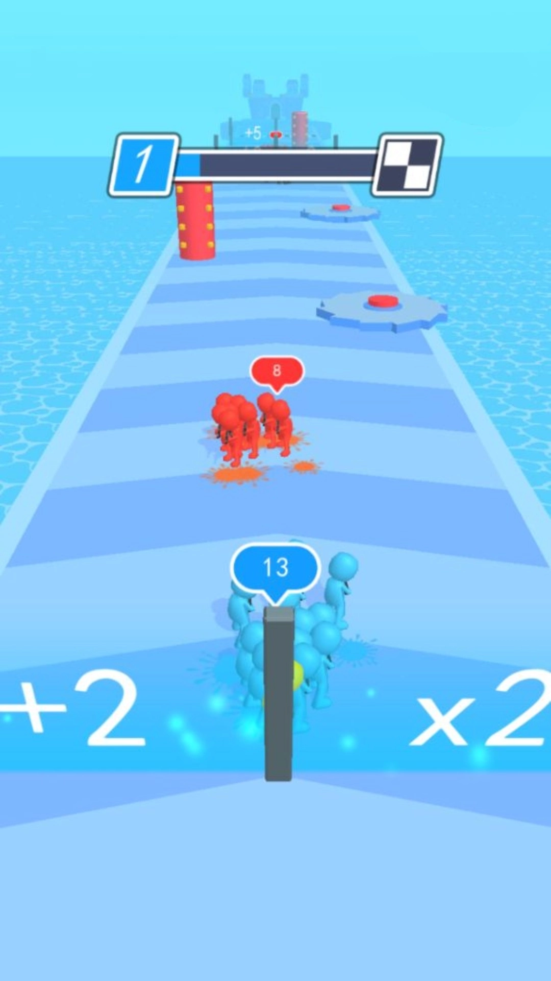 颜色大作战模拟器-炮弹人向前冲