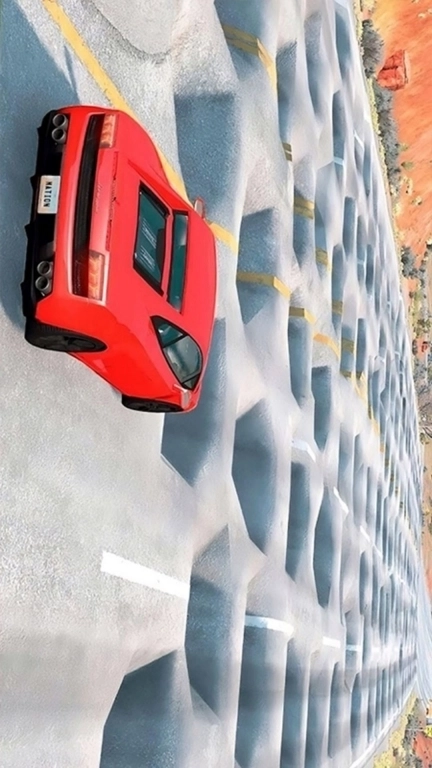 疯狂特技飞车-汽车减速带模拟