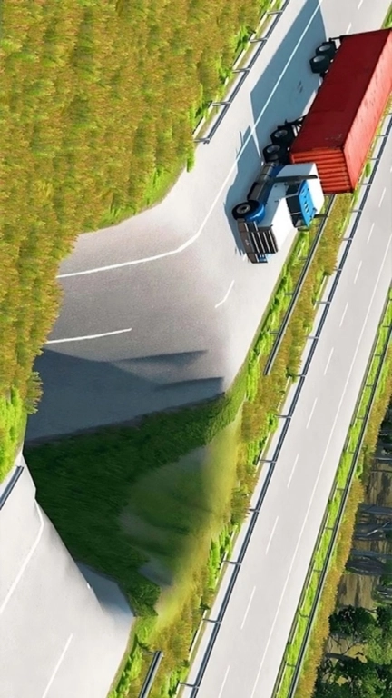 疯狂特技飞车-汽车减速带模拟