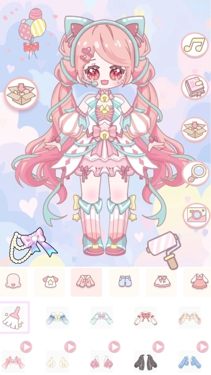 粉彩少女学院派-暖暖公主时尚少女换装